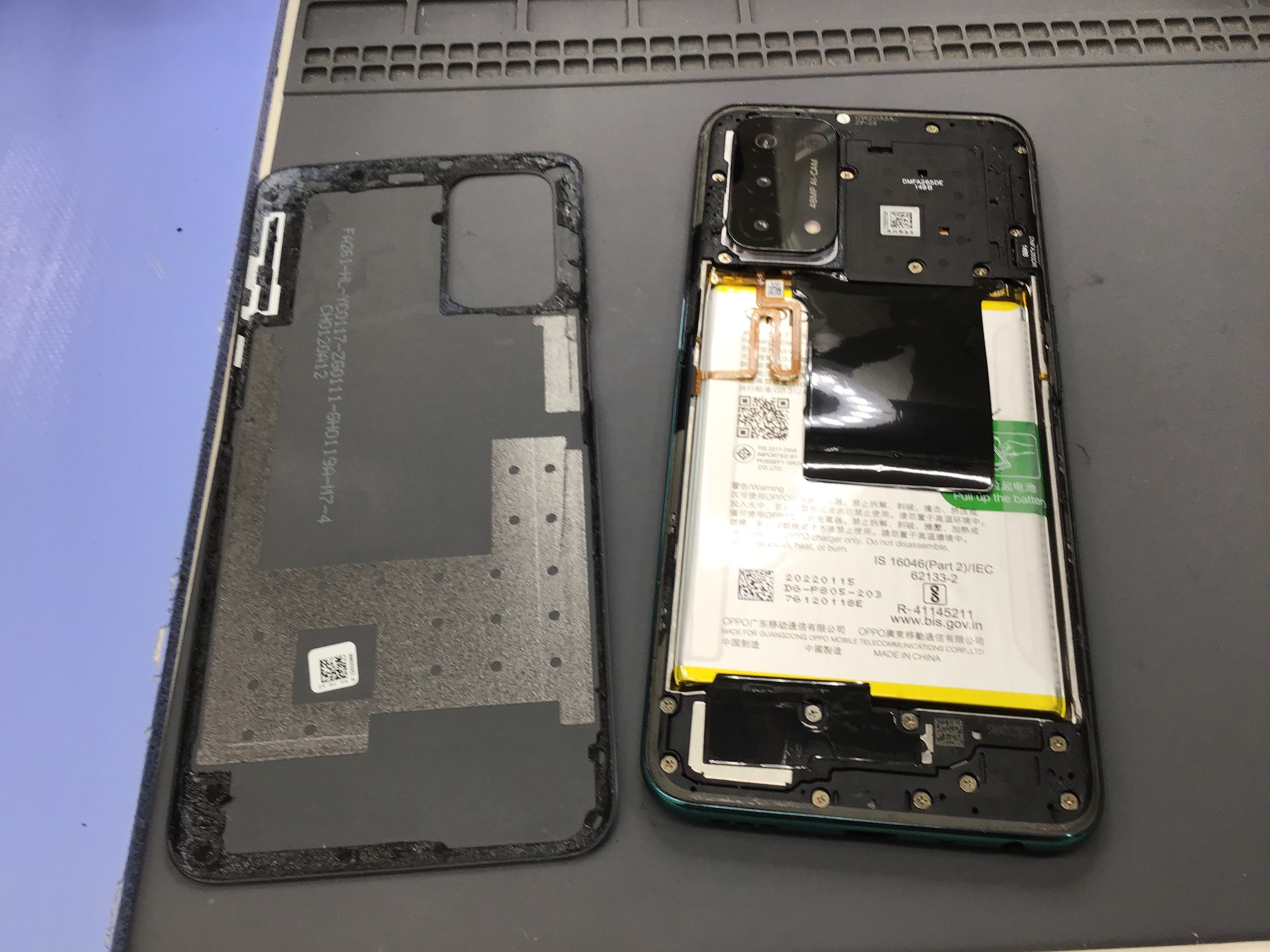OPPO A54バッテリー交換　データそのまま・最短即日修理のスマホ修理工房　橋本店にご相談ください！！