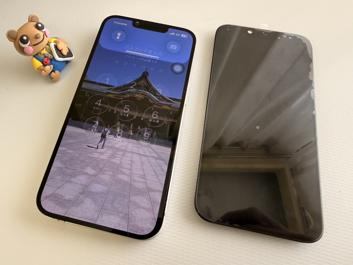 iPhone 16eのタッチが突然効かない症状を画面交換で修理｜データそのままで復旧しました