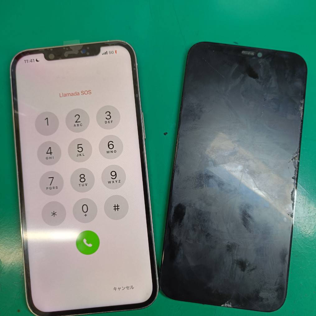 iPhone12ProMaxの液晶表示不可修理を行いました！【スマホ修理工房大井町】