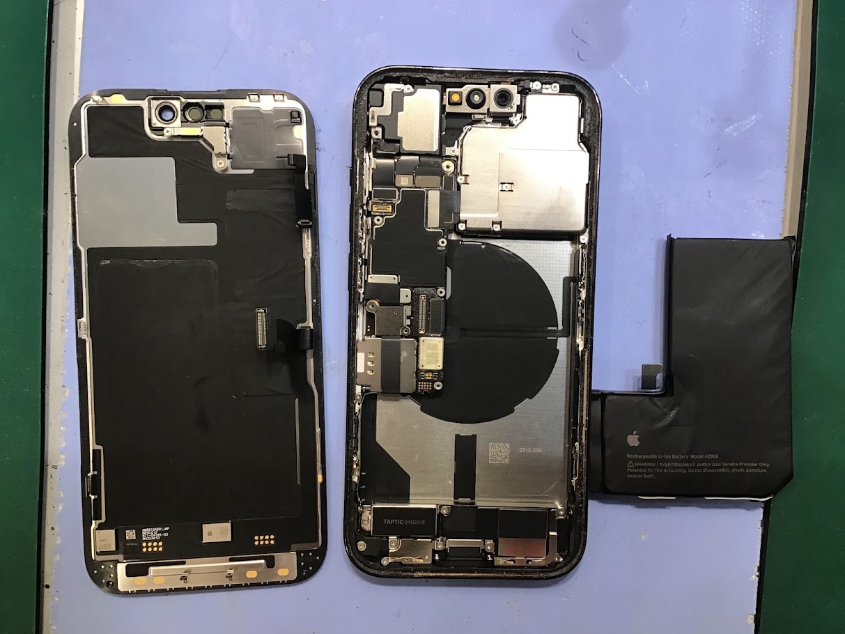 iPhone14Proのバッテリー交換ならデータそのまま修理可能なスマホ修理工房丸井錦糸町店へ！