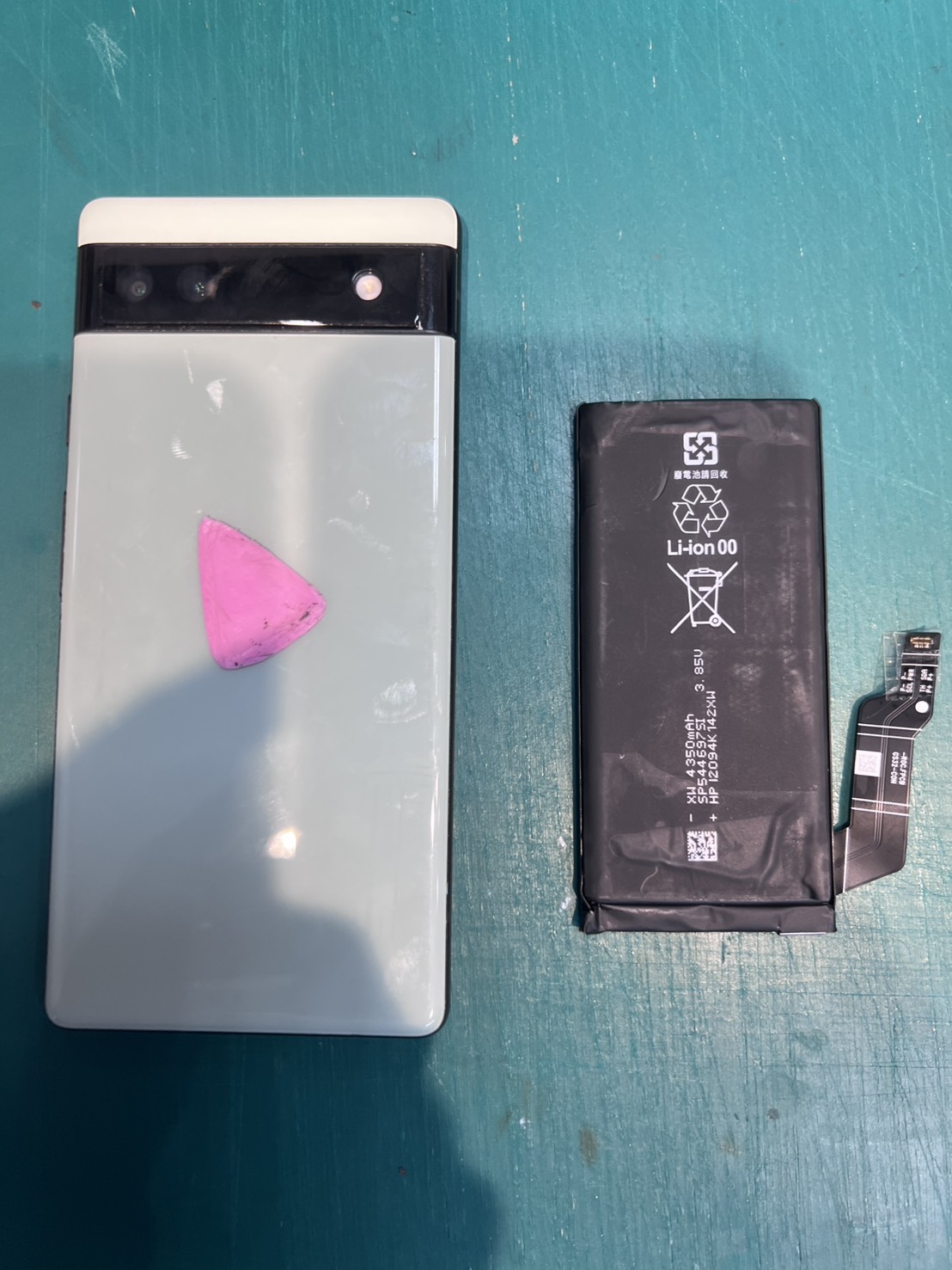 Google Pixel6aのバッテリー交換を致しました-スマホ修理工房浦和パルコ店-