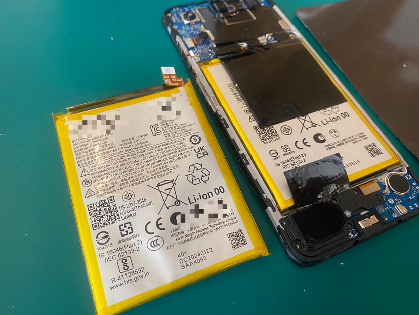 Motorola Moto G24のバッテリー膨張！ご対応しております！