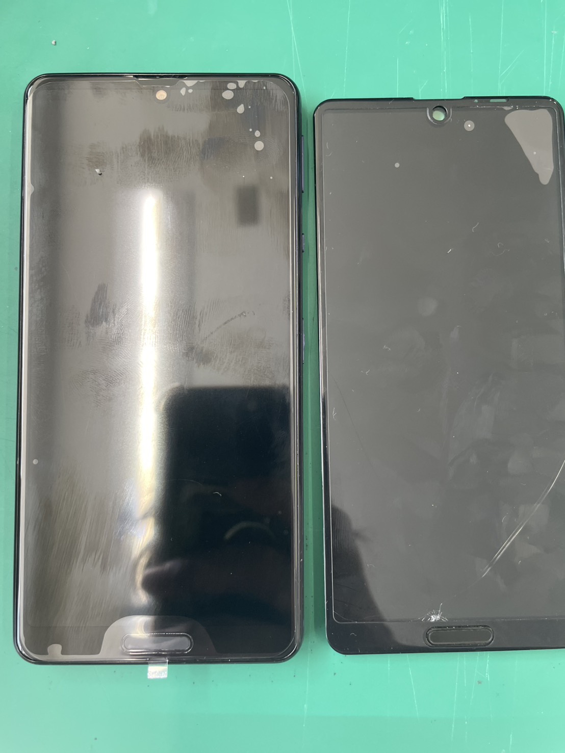 AQUOS　sense5Gの液晶交換の修理を承りました-スマホ修理工房北朝霞店-