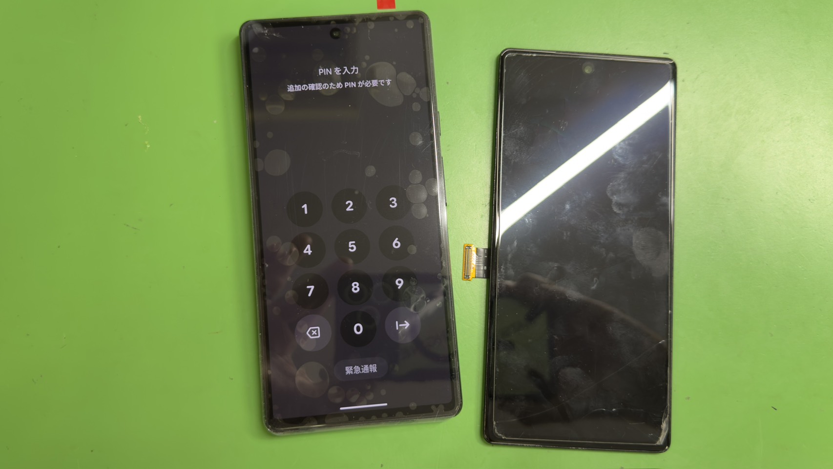 Pixel6（ピクセル6）ブラックアウトによる画面交換【登戸・向ケ丘遊園店】