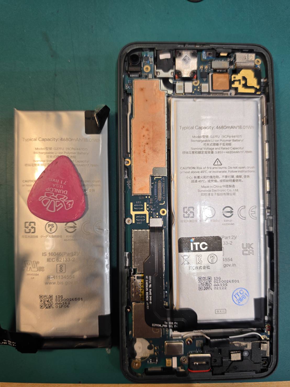 狭山市、川越市、入間市で Google Pixel5a のバッテリー交換ならスマホ修理工房新狭山店まで！