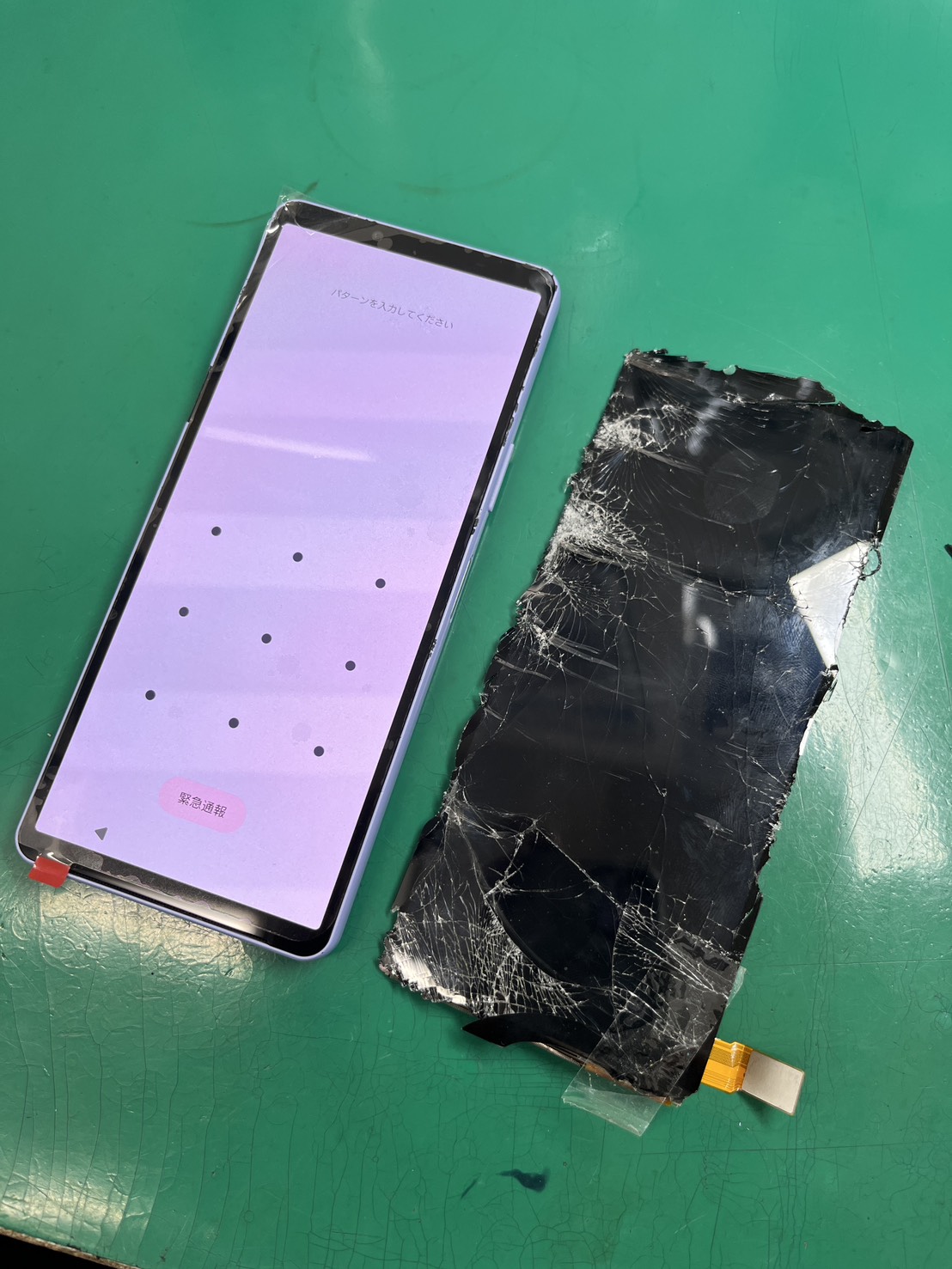 Xperiaもお任せください！！Xperia10V(エクスペリア)画面割れ、表示不可につき、画面交換【スマホ修理工房大井町店】