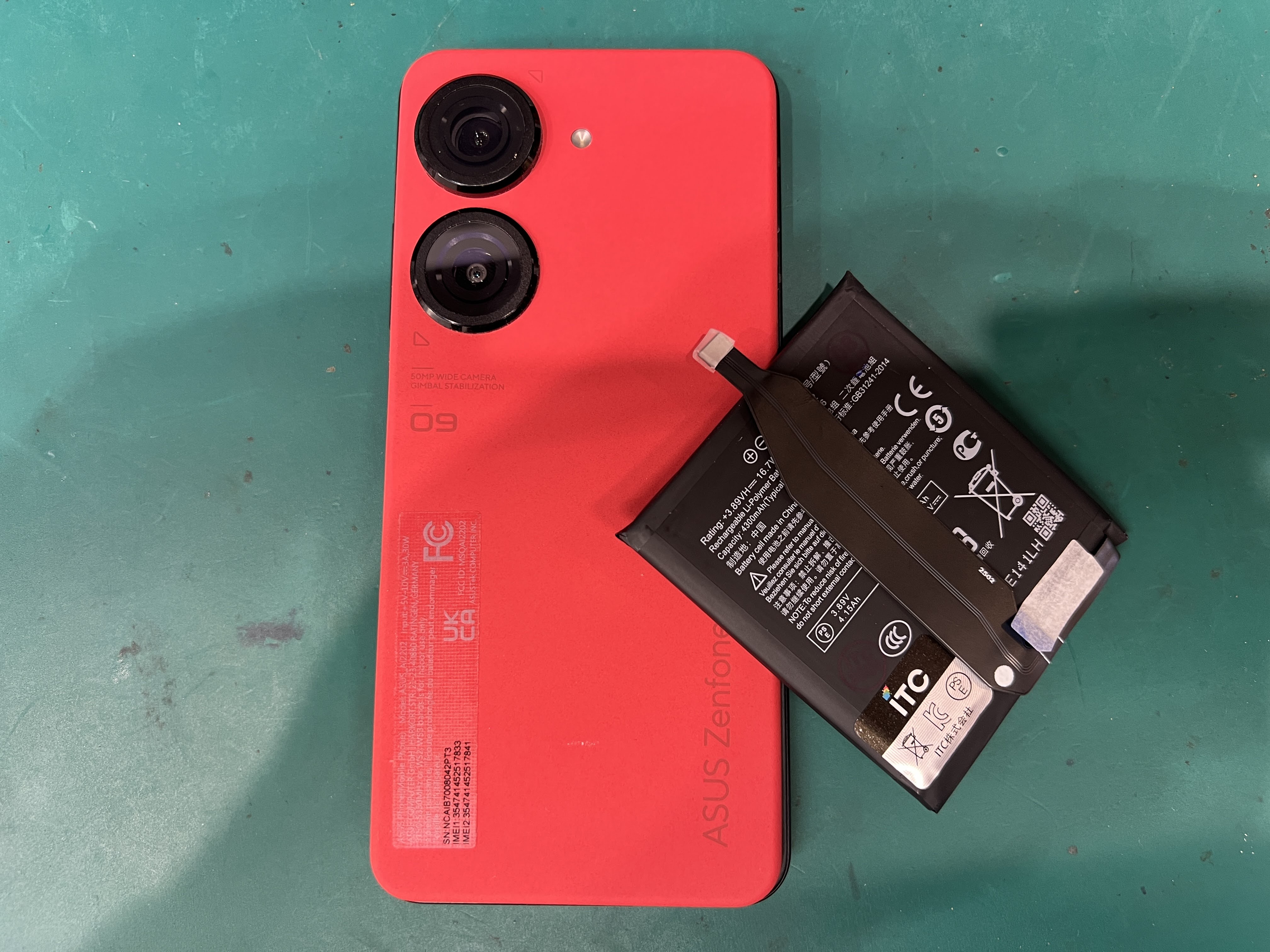 Zenfone 9 バッテリーの減りが早い｜バッテリー交換修理事例