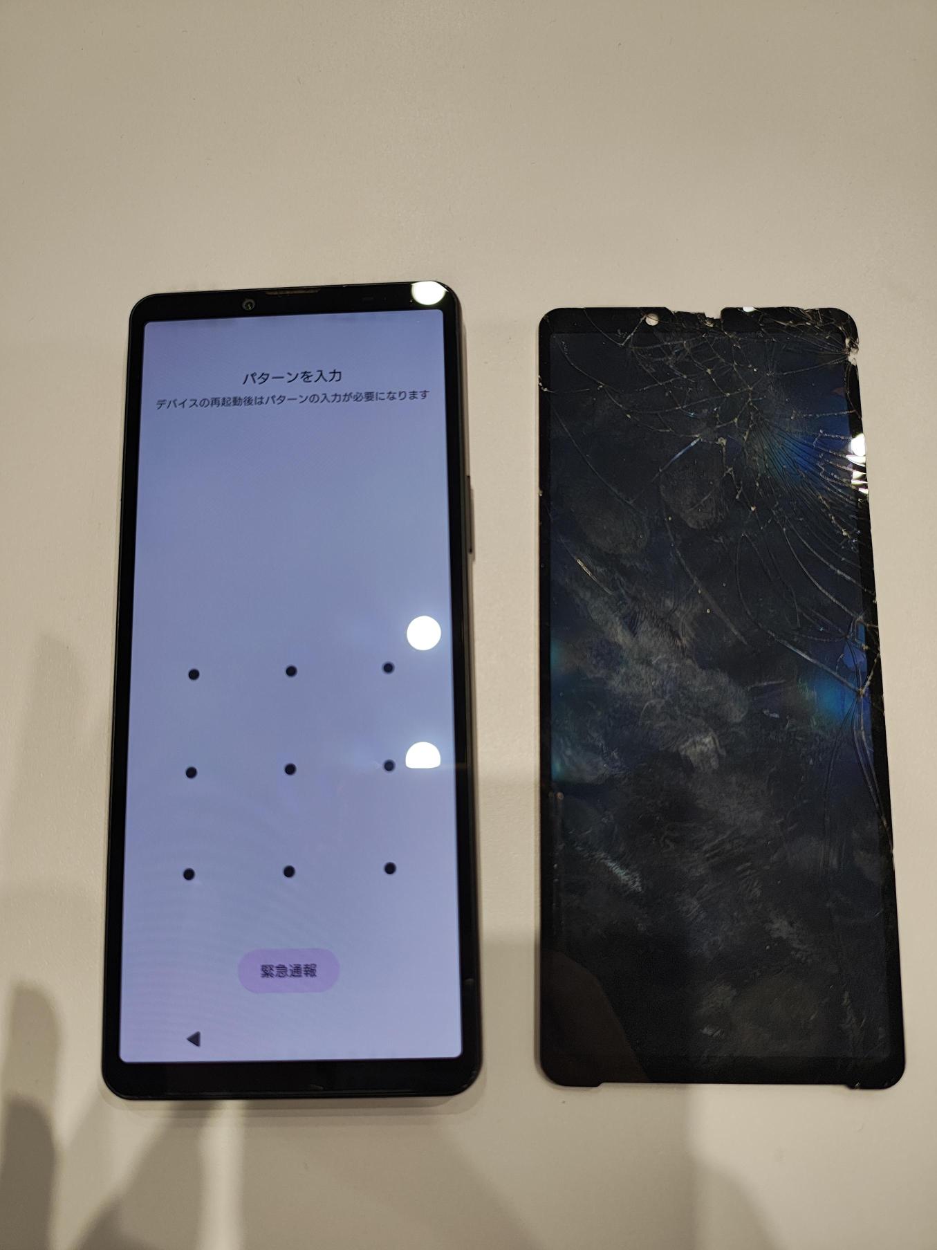 Xperia 10 Vの液晶破損も即日対応！辻堂駅直結テラスモール湘南で画面修理を行いました