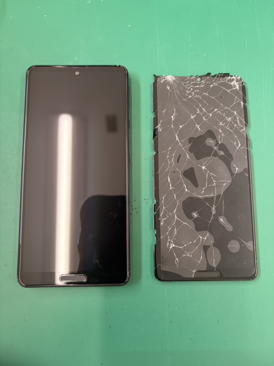 AQUOSsense4Liteの液晶交換を行いました！　-スマホ修理工房　北朝霞店-
