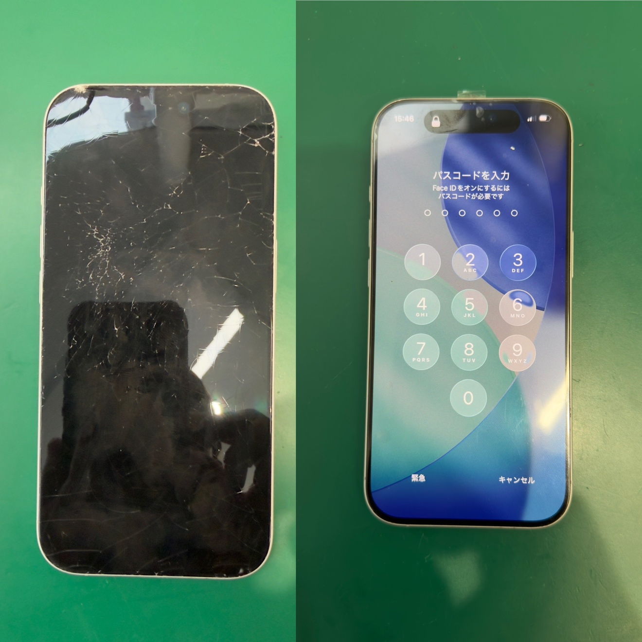 iPhone17（アイフォーン17）ガラス割れによる画面交換【中央林間店】