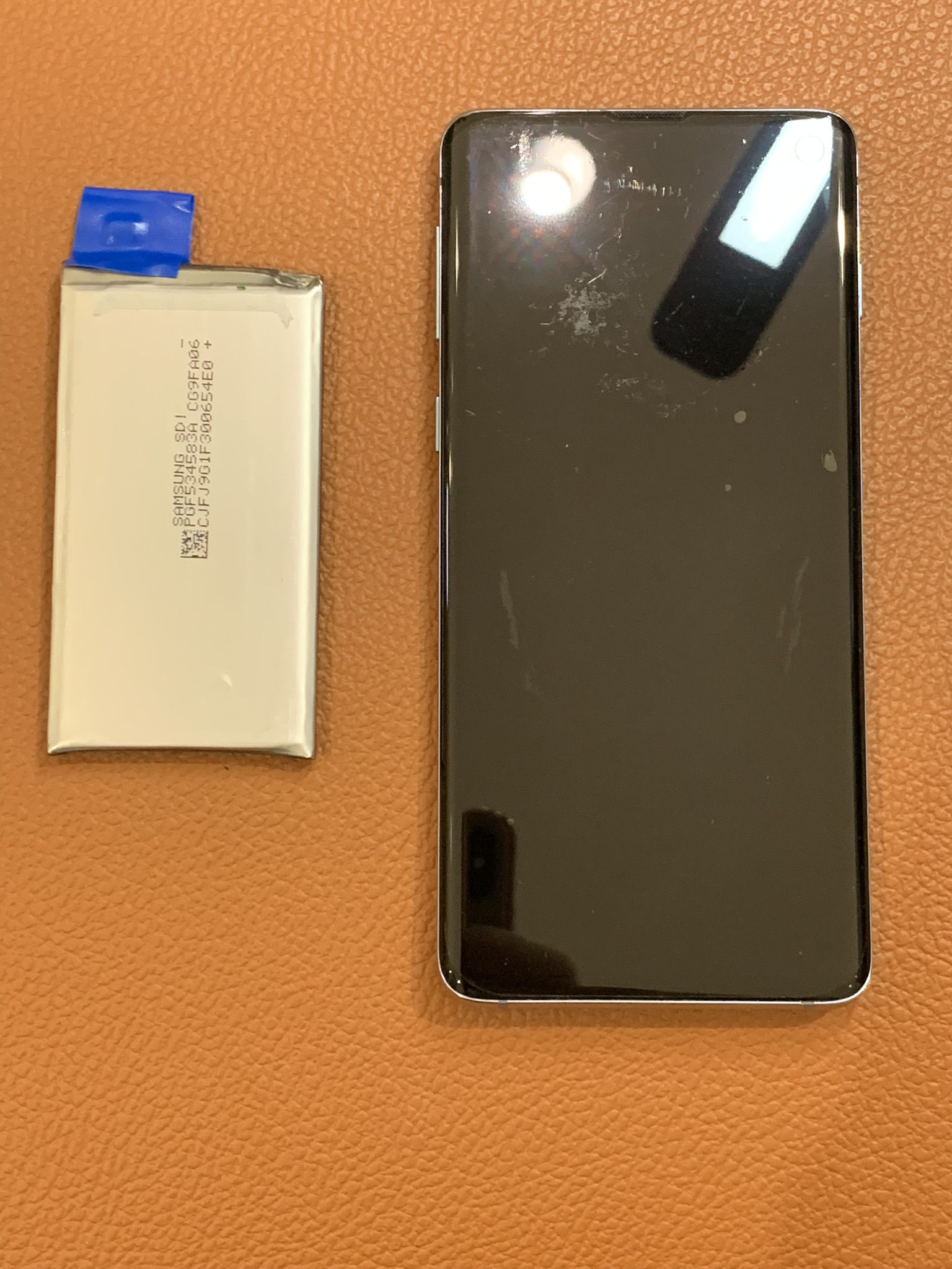 Galaxy S10（ギャラクシー）バッテリー交換修理を承りました！