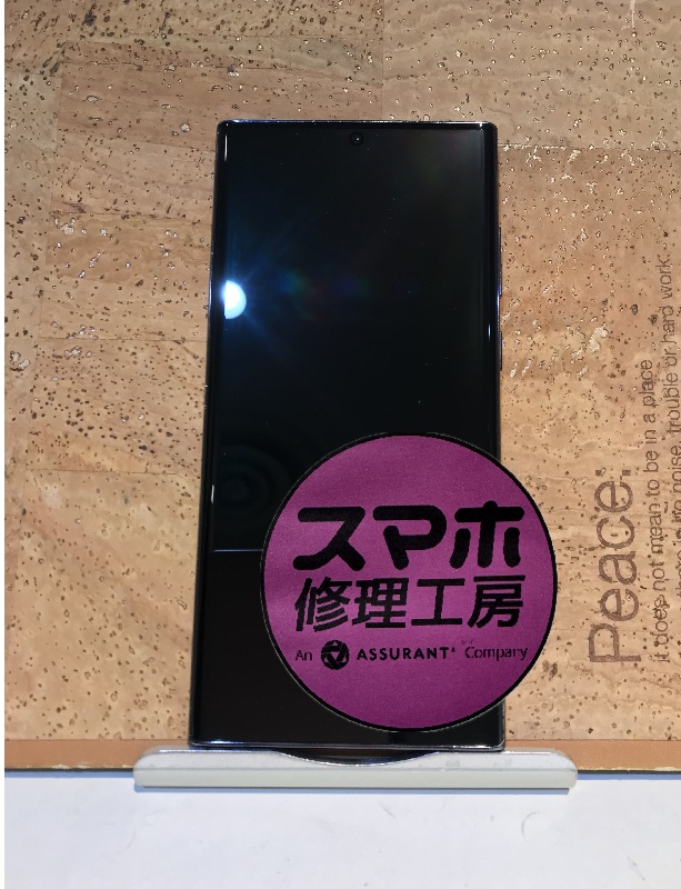 GalaxyS22Ultra5Gの画面が壊れてしまった...そんなときはスマホ修理工房 広島パルコ新館店へ！