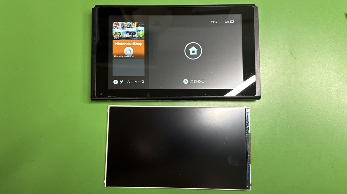 Nintendo Switch（ニンテンドースイッチ）液晶破損による液晶交換【中央林間店】