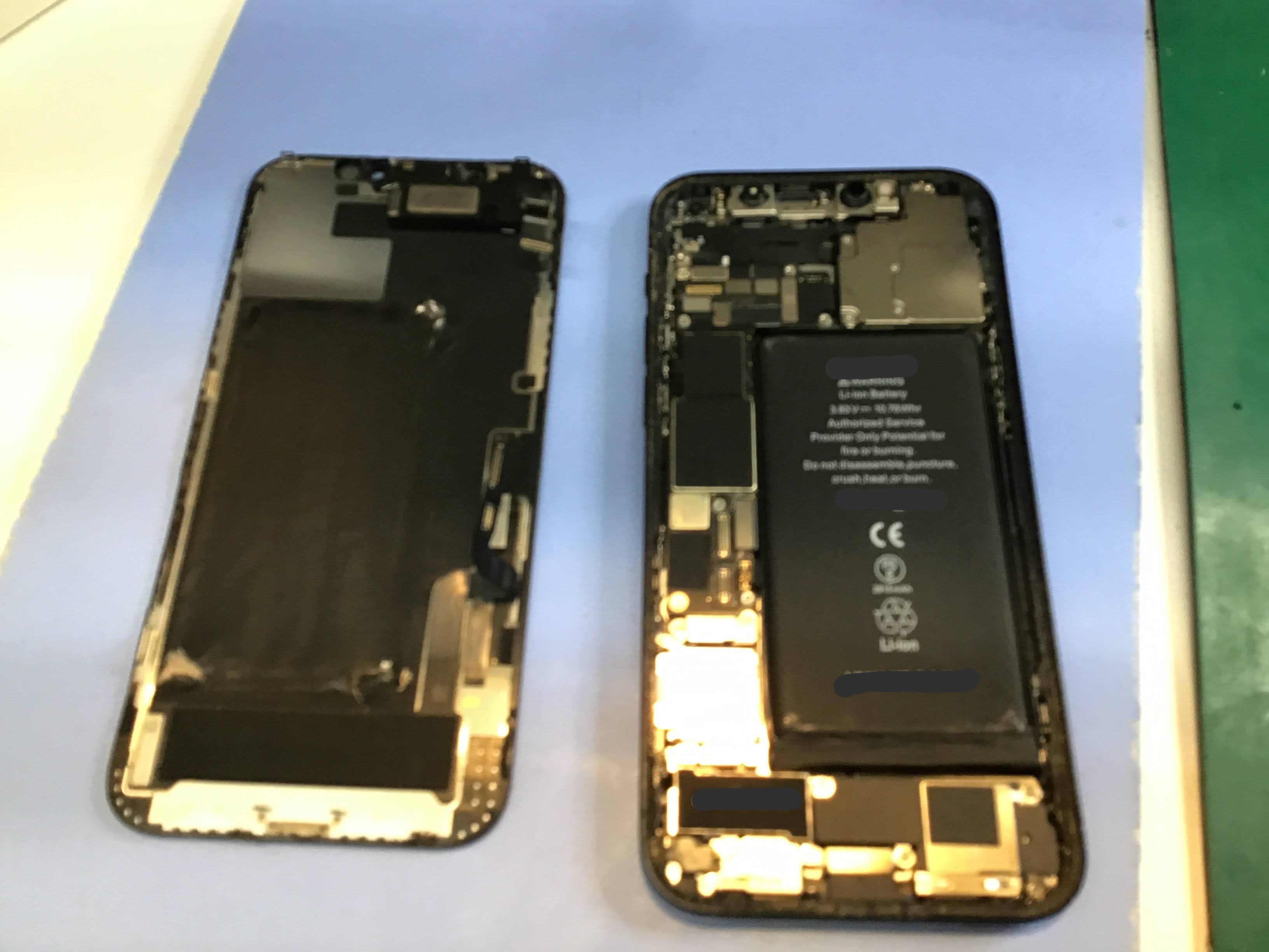 iPhone13のバッテリー交換は、データそのまま・即日修理のスマホ修理工房京王聖蹟桜ヶ丘ショッピングセンターB館店へ！