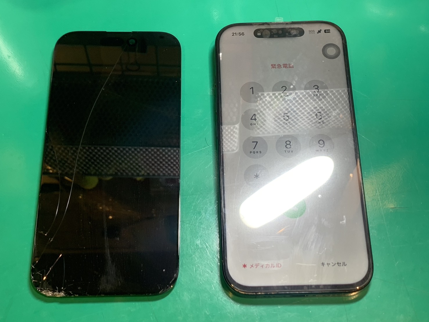 14シリーズも対応可能です！iPhone 14Proの画面交換【スマホ修理工房大井町店】