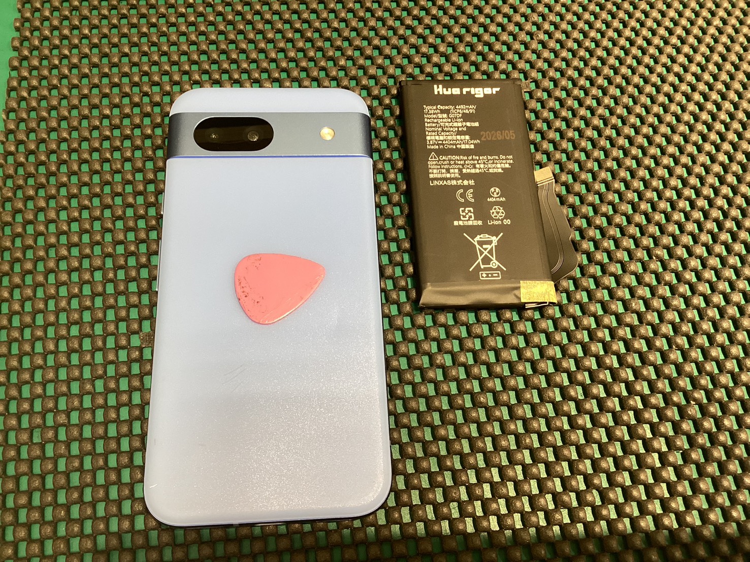 狭山市、川越市、入間市でGoogle Pixel8aのバッテリー交換なら、スマホ修理工房新狭山店へ！！