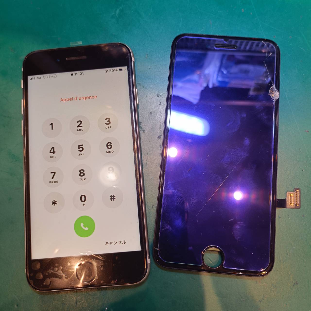 iPhoneSE3の画面割れ修理を行いました！【スマホ修理工房荻窪タウンセブン店】