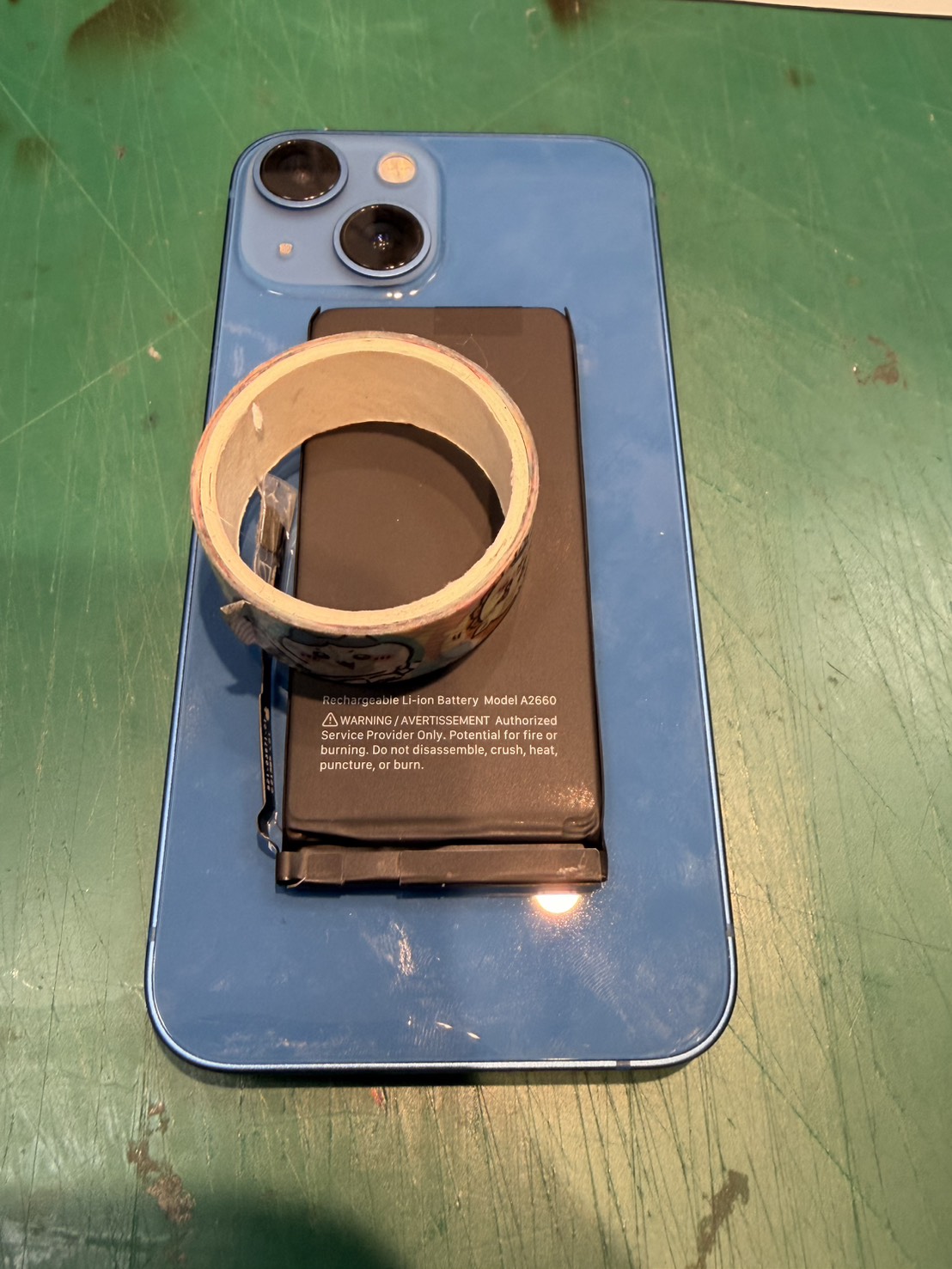 小さいけど、電池の減りは気になる　iPhone13miniバッテリー交換！　-スマホ修理工房　北朝霞店-