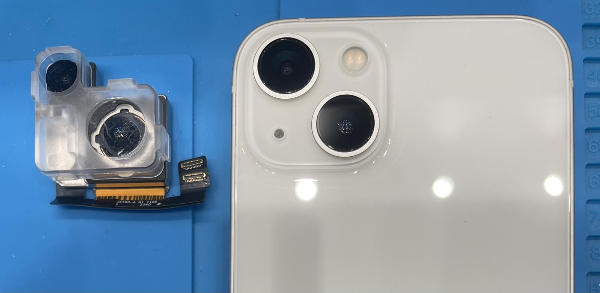 iPhone 13のカメラが真っ暗に！アウトカメラ交換で改善した修理事例をご紹介