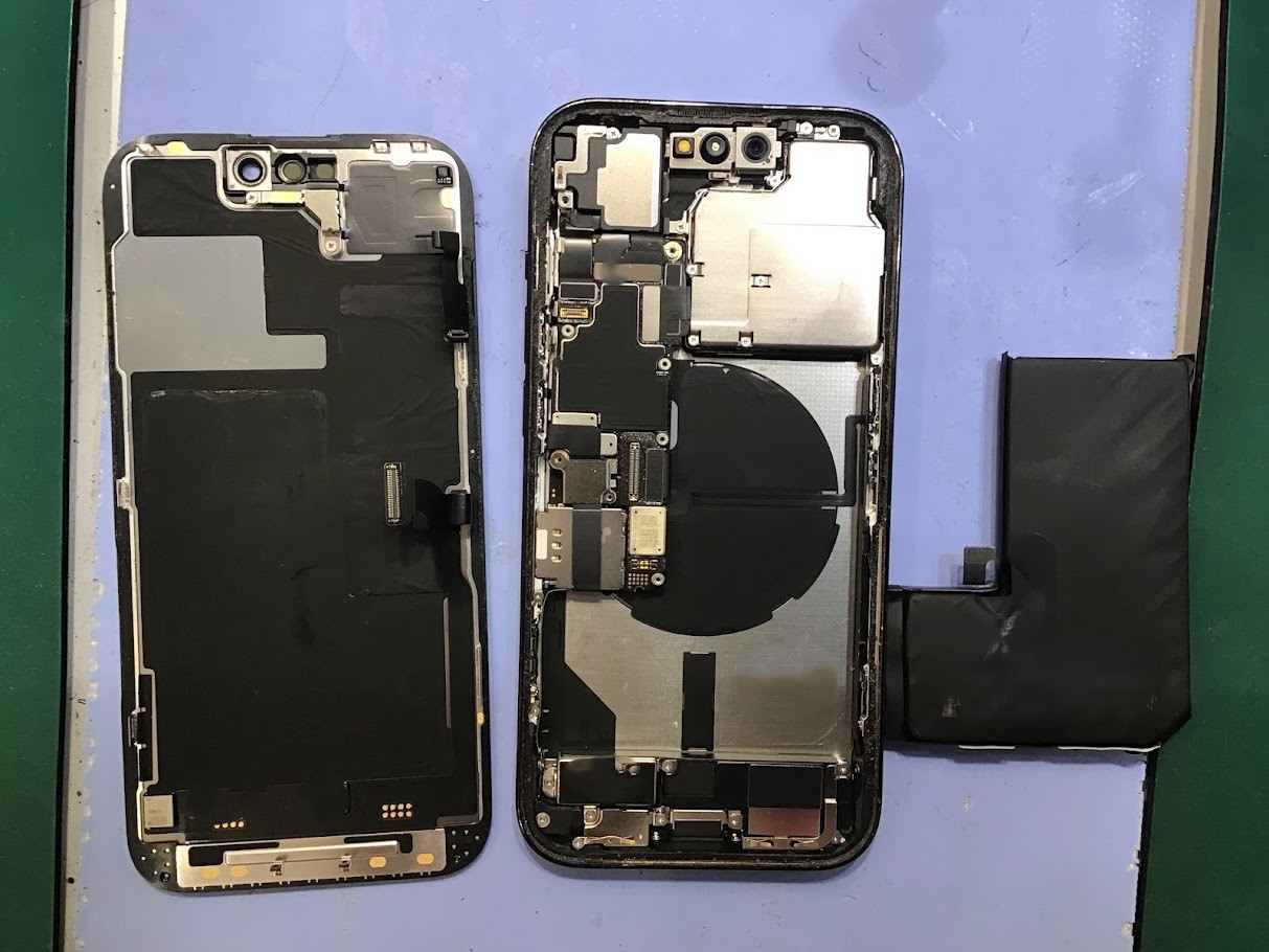 iPhone14proのバッテリー交換ならデータそのまま修理可能なスマホ修理工房丸井錦糸町店へ！