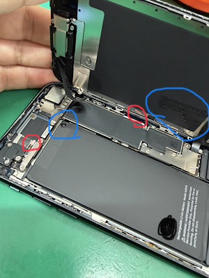 iPhoneSE3 落下+水没による画面･バッテリー交換 【江古田店】