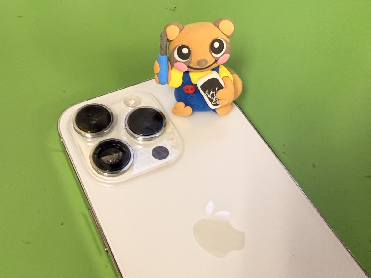 【中央林間】iPhone 14 Proの広角レンズ・リアカメラを当日修理｜保険用の修理証明書も発行しました