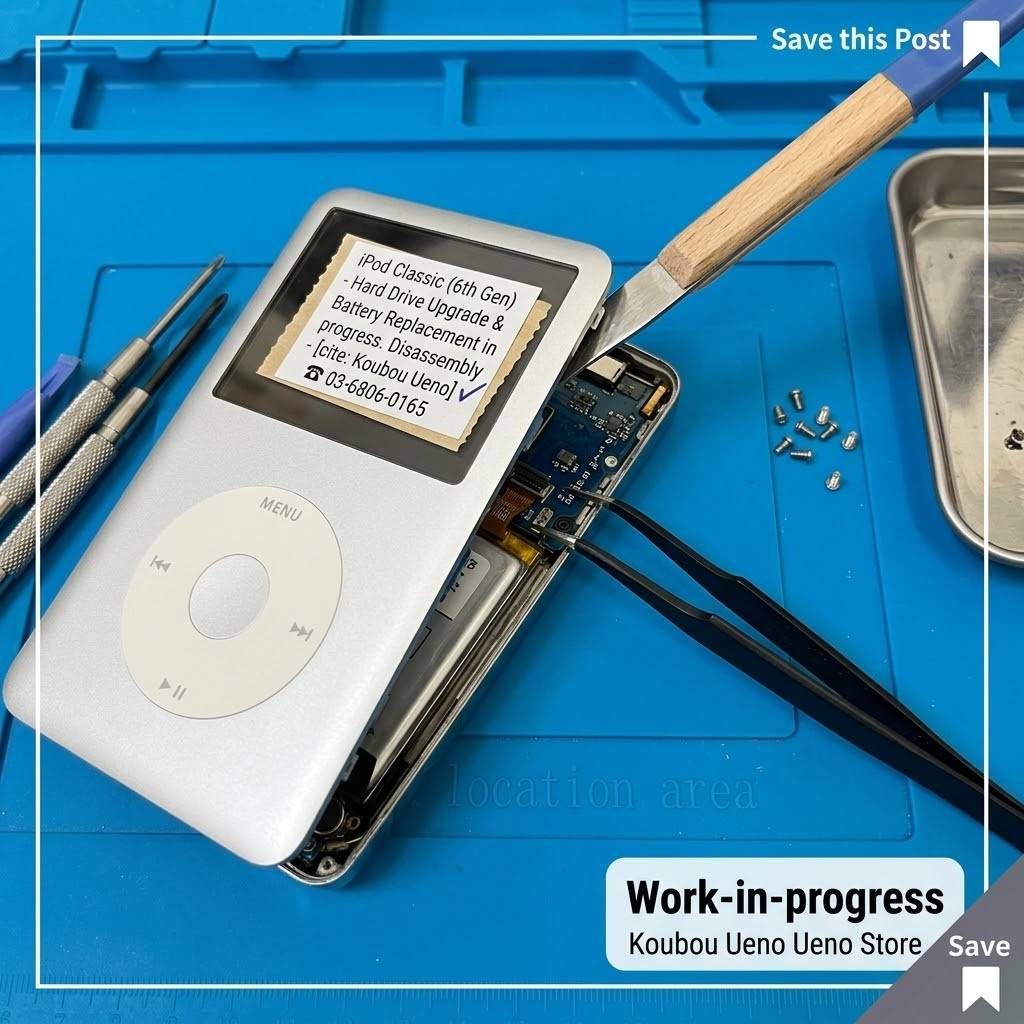 iPod Claassic 【Smartphone Repair Kobo】【スマホ修理工房 上野店