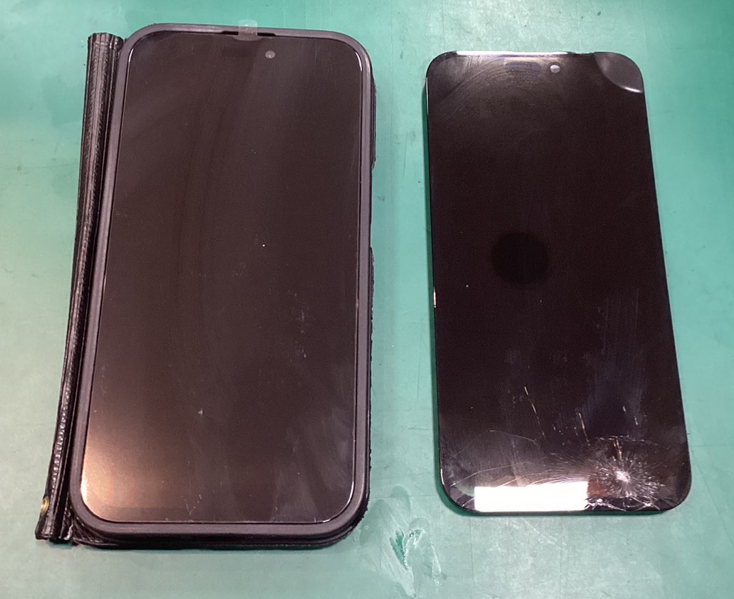 iPhone15ProMaxの画面の修理交換を行いました！-スマホ修理工房　浦和パルコ店-