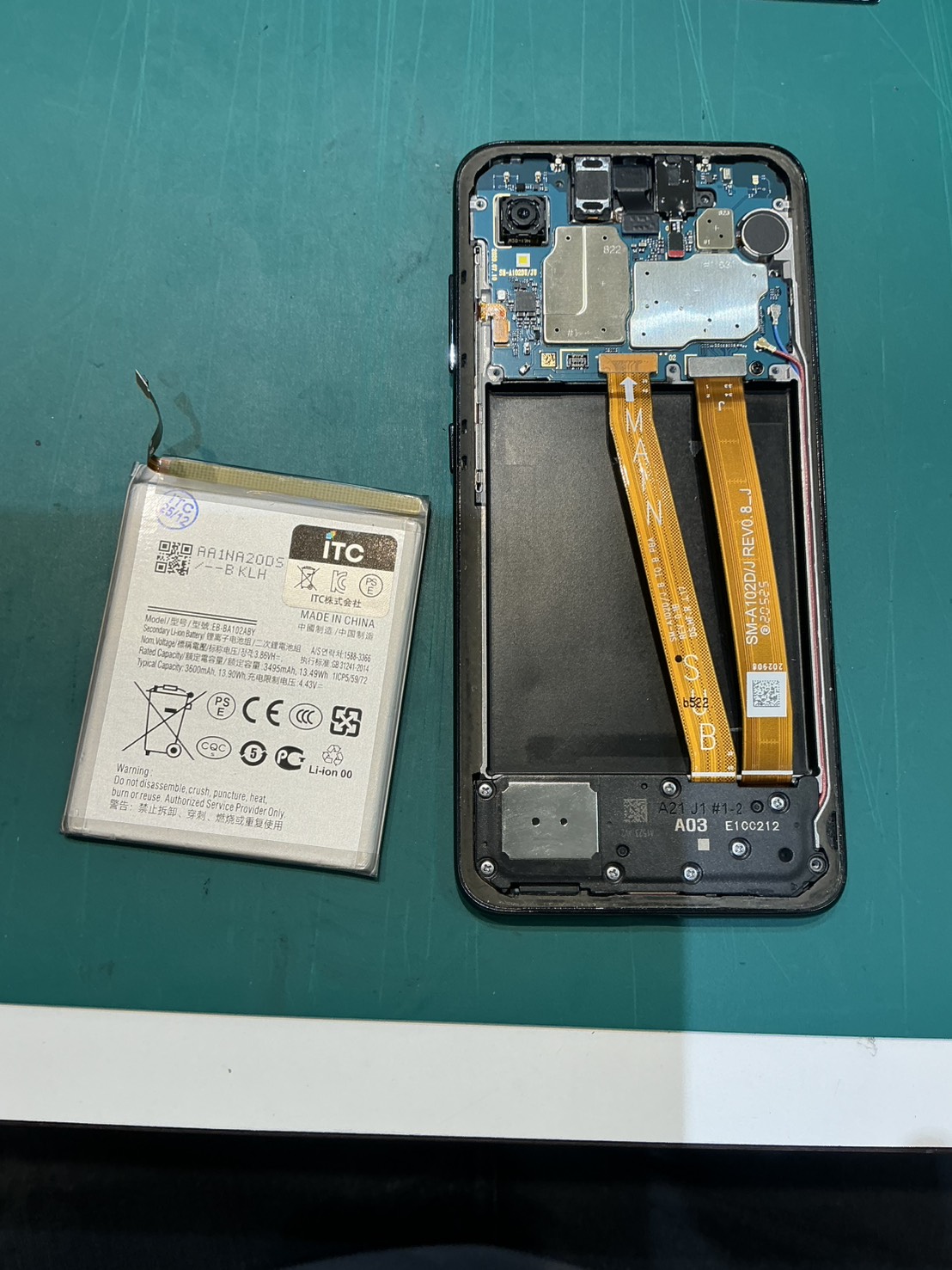 Galaxy A21のバッテリー交換を承りました！-スマホ修理工房浦和パルコ店-