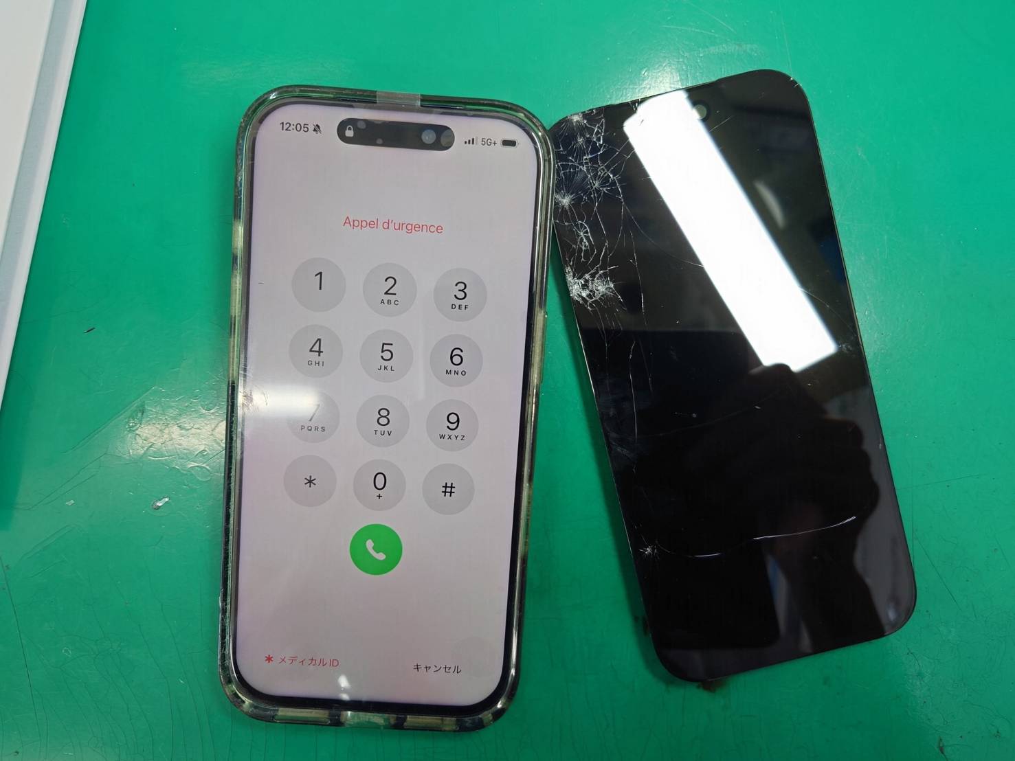 落として画面に何も表示されない…iPhone 17 Pro 画面交換を行いました【スマホ修理工房大井町店】
