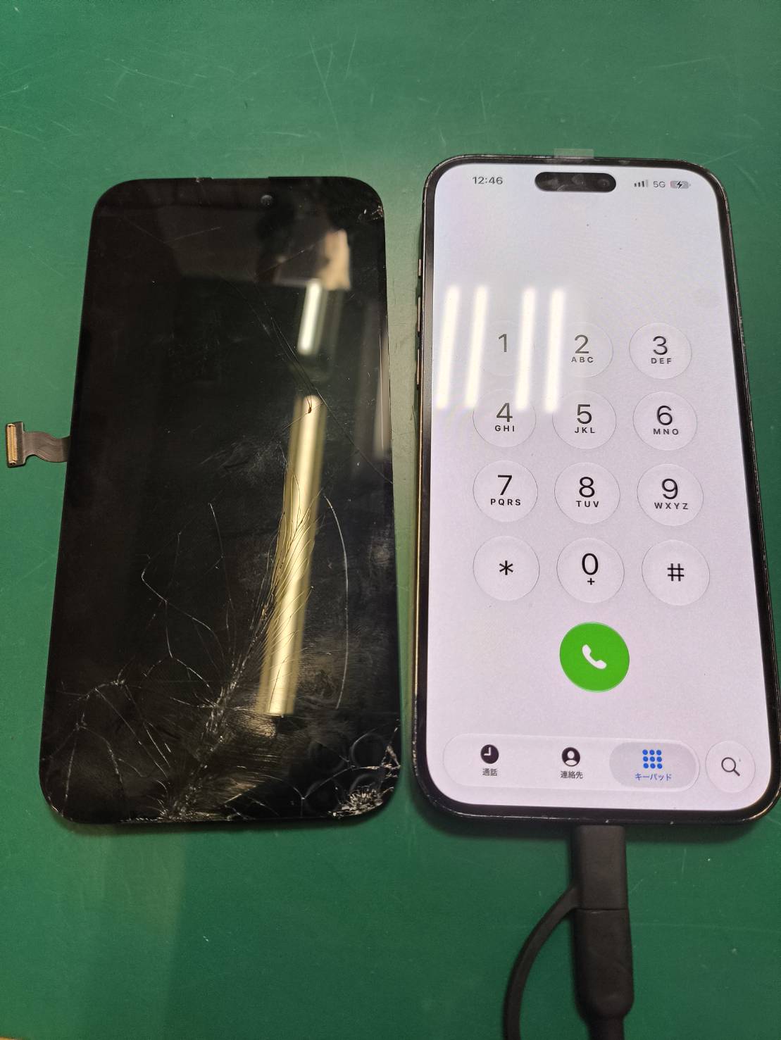 iPhone14ProMaxの液晶画面パネル交換を対応しました！【スマホ修理工房京王アートマン店】