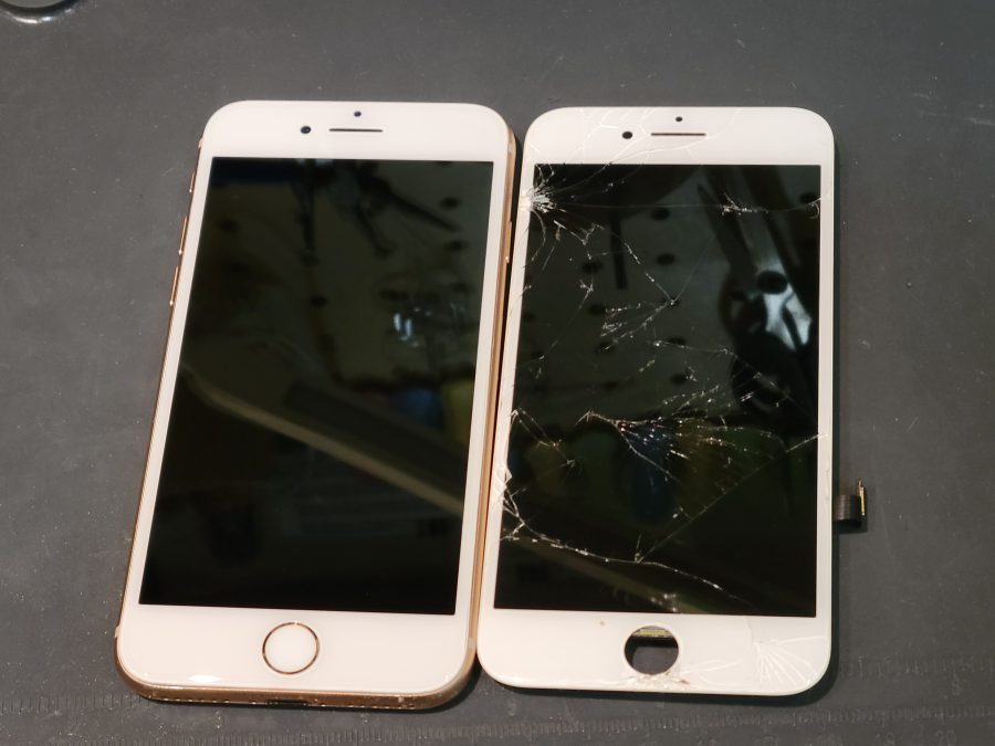 iPhone7(アイフォン)の画面割れ修理ならデータそのまま即日対応のスマホ修理工房なんばウォーク店にお任せください！！