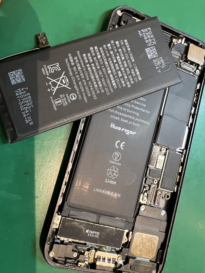 充電の減りが早すぎてモバイルバッテリーが手放せない、iPhone7(アイフォン)のバッテリー交換をしました！