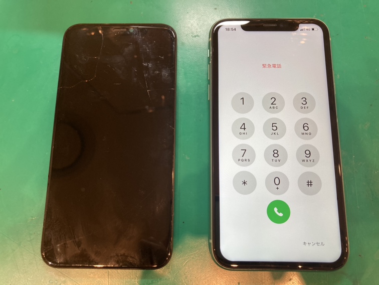 iPhone11の画面交換も最短30分で出来ちゃいます！【スマホ修理工房新宿PePe店】