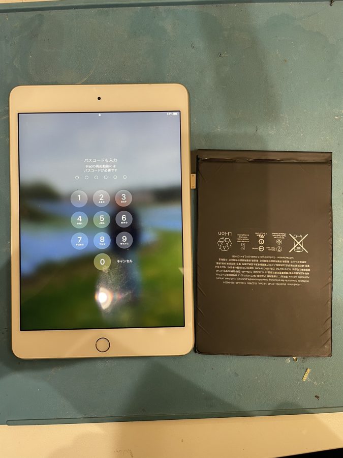 iPad mini4(アイパッド ミニ4)のバッテリー交換！