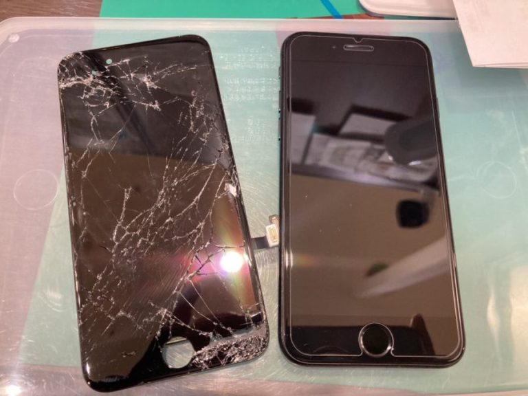 iPhoneSE第2世代　画面割れ・交換するならスマホ修理工房天神地下街店へ❕
