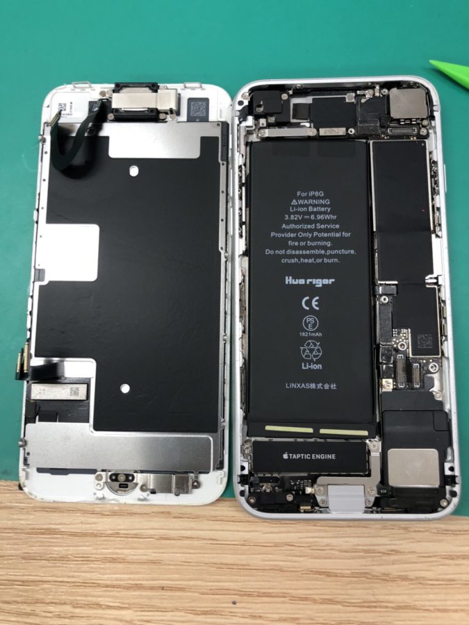 iPhone8バッテリー交換