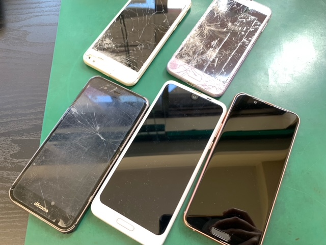 AQUOSシリーズの修理もご相談ください!!【スマホ修理工房　上野店】