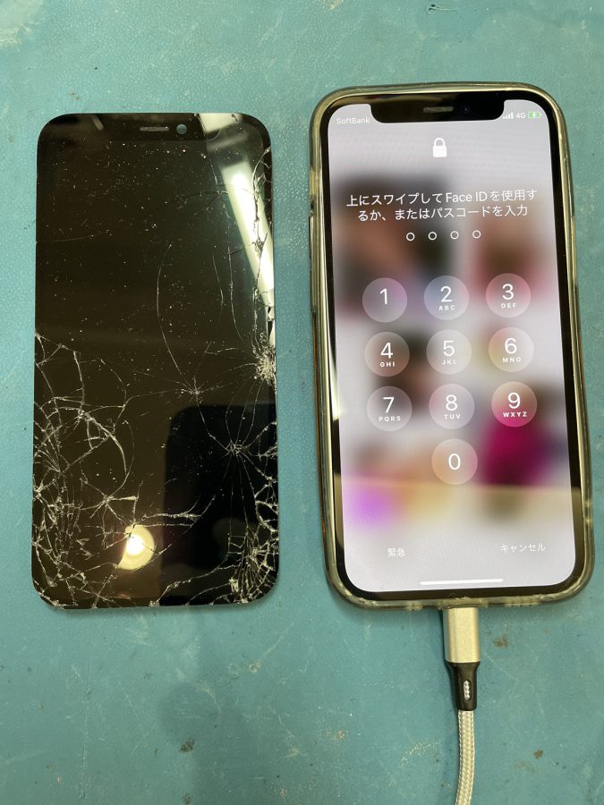iPhone12mini(アイフォン)の液晶交換なら、データそのまま＆即日修理