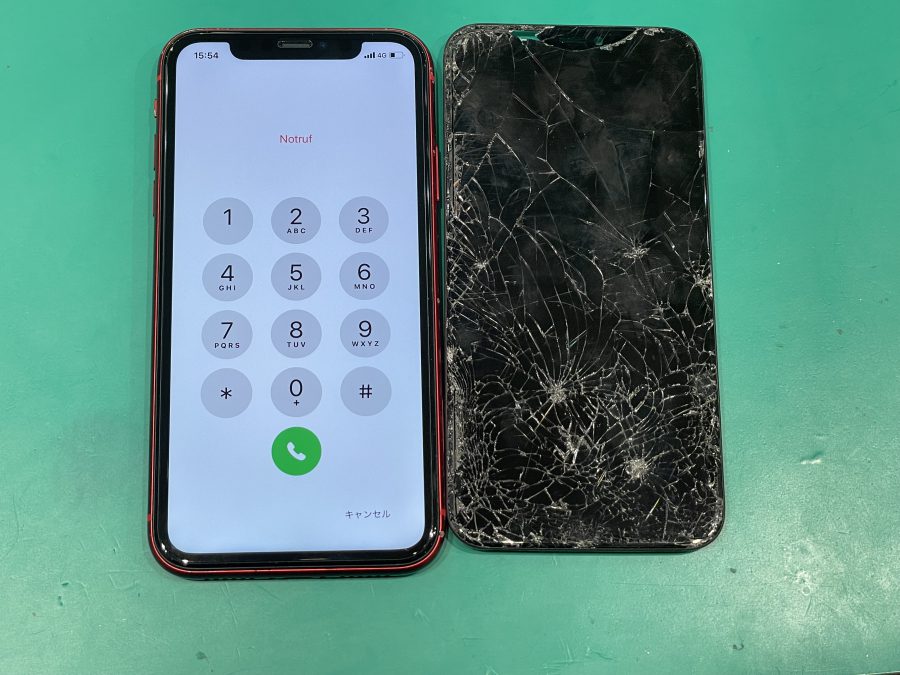 長野県上田市のお客様より、iPhone (アイフォン)11 の画面が壊れてしまったとのことで修理ご依頼をいただきました！