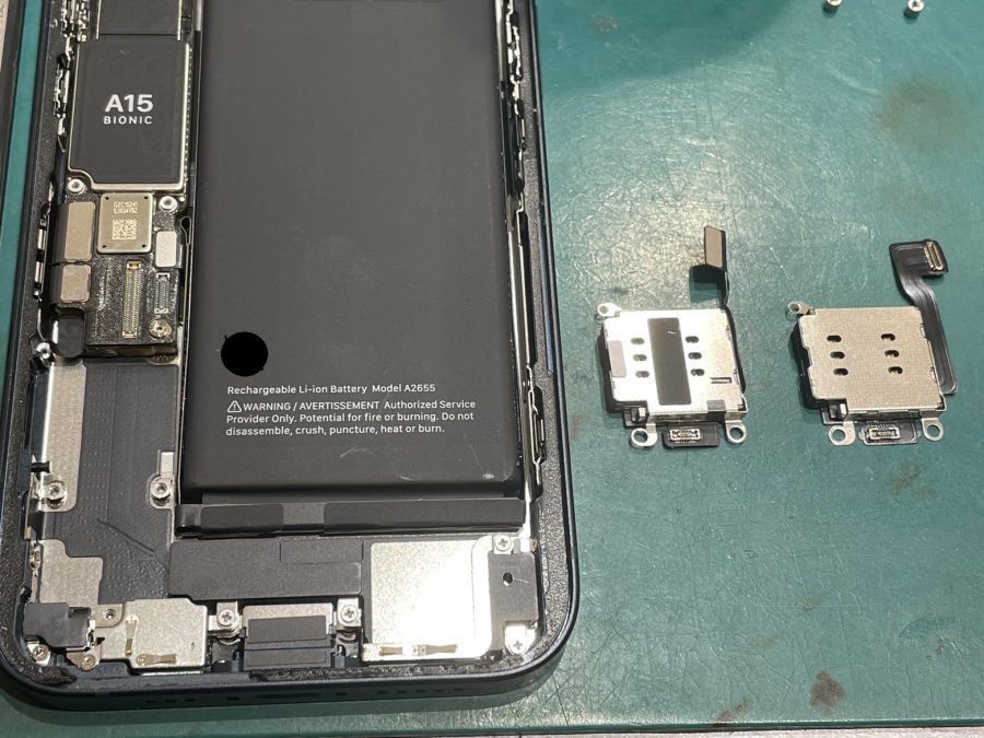 東京都狛江市のお客様よりiPhone13のデュアルSIM化ご依頼いただきました【スマホ修理工房イオンモール松本店】