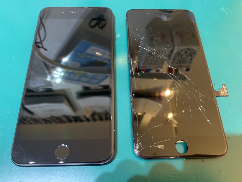 iPhone8Plus（アイフォン8プラス）の画面が割れてしまった時はスマホ修理工房新宿PePe店でサクッと修理！