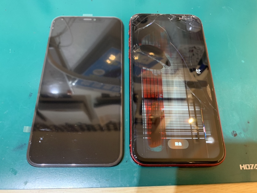iPhone11（アイフォン11）の画面に線が入って見えなくなってしまった時はスマホ修理工房新宿PePe店でサクッと修理！