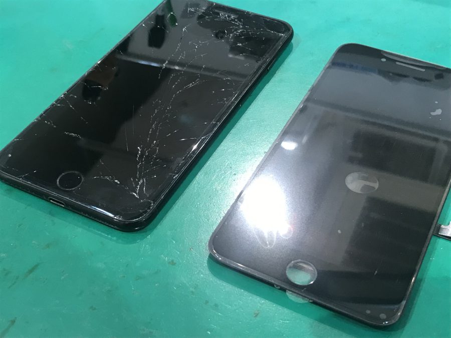 iPhone7 Plus(アイフォン)の画面交換修理ならスマホ修理工房水戸OPA店にお任せください！