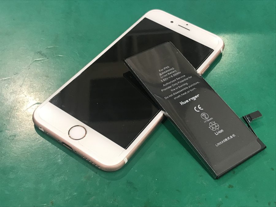 iPhone6S(アイフォン)のバッテリー交換修理を行いました！