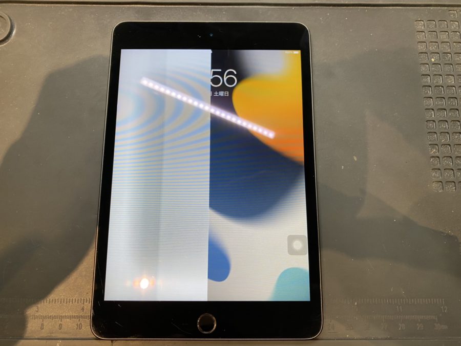 iPad mini5（アイパッド）の液晶が壊れてしまったら、、スマホ修理工房なんばウォーク店にお任せ！データそのまま