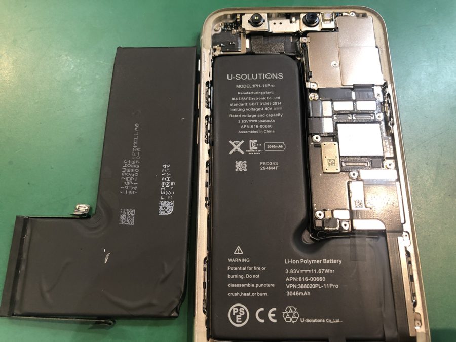 充電の減りが早くなったiPhone11Pro(アイフォン)の電池交換ならスマホ修理工房水戸オーパ店にお任せください！！