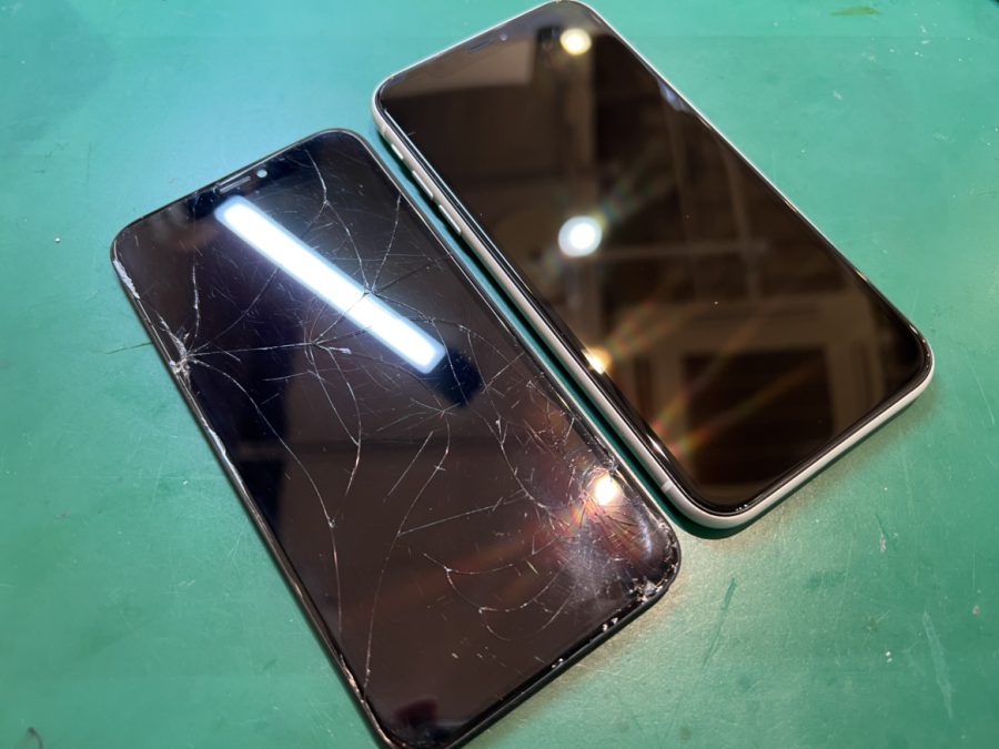 落して操作が出来なくなってしまった！iPhoneXR(アイフォン)の画面交換修理ならiPhone修理工房水戸オーパ店へ！！