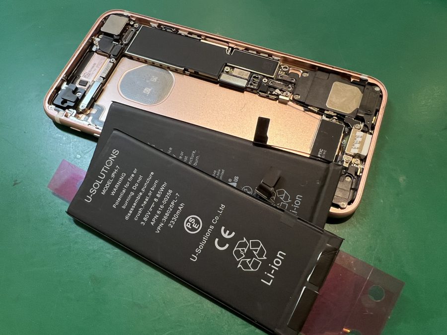 充電の減りが異常に早い…！iPhone7(アイフォン)の電池交換修理ならiPhone修理工房水戸オーパ店へ！！即日対応可能です！