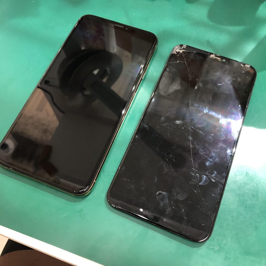 iPhone（アイフォン） XsMAXの画面割れ交換は、即日修理・データそのままの「スマホ修理工房　池袋P'パルコ本店」へ